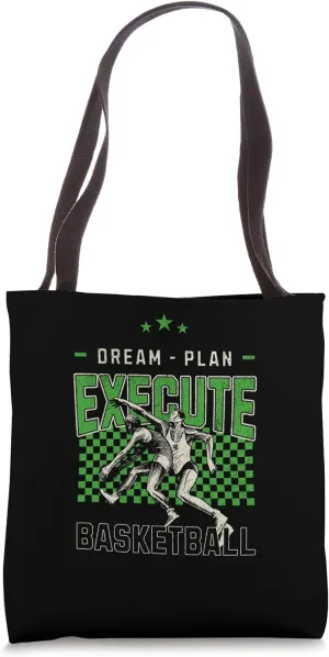 Funny Execute Basketball Tote Bag