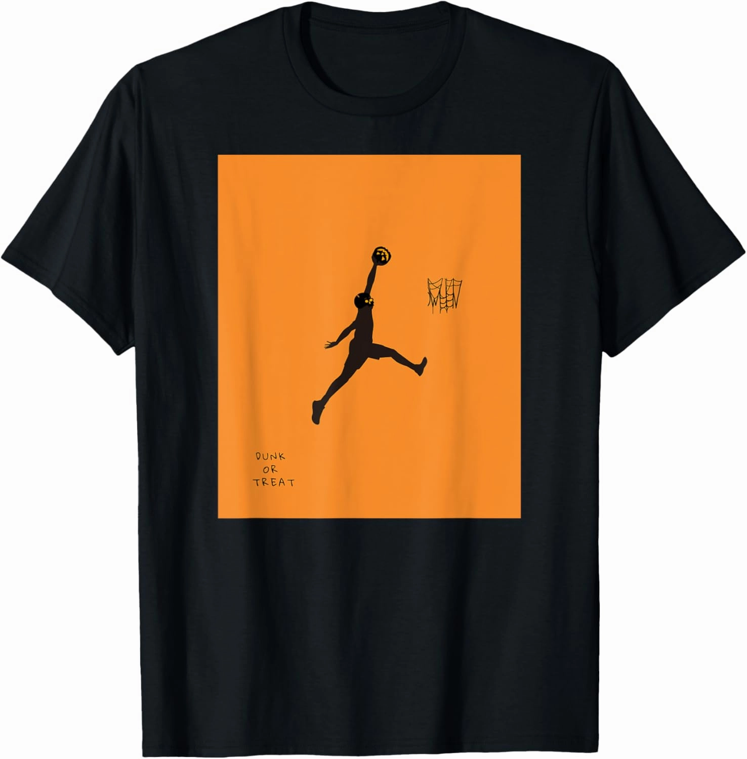 Funny Halloween Basketball - Dunk or Treat T-Shirt