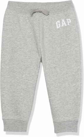 GAP Baby Girls' Logo Pull-on Jogger Sweatpants