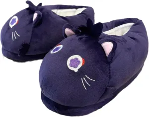 Genshin Impact Scaramouche Plush Winter Slippers Home Slippers Furry Slippers Anime Cartoon Slippers for Women Man