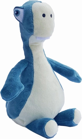 Gigantosaurus: 10" Dinosaur Soft Plush - Bill - Blue & White Huggable Dino, Soft Texture Stuffed Toy, TV Series Character, Toddler & Kids Ages 1 