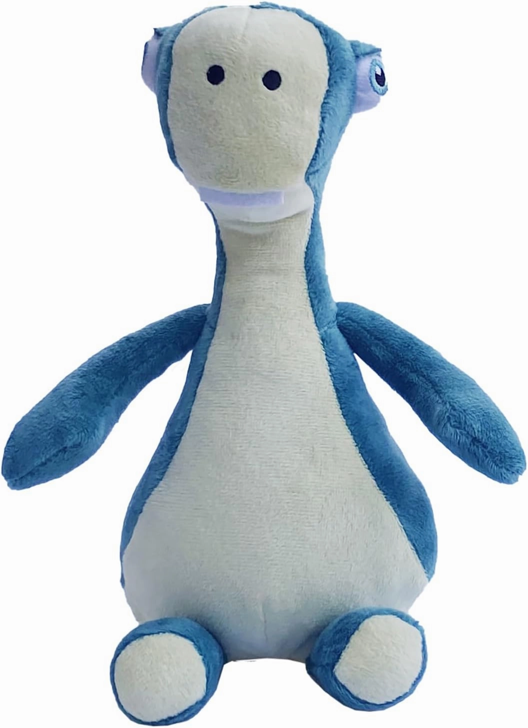 Gigantosaurus: 10" Dinosaur Soft Plush - Bill - Blue & White Huggable Dino, Soft Texture Stuffed Toy, TV Series Character, Toddler & Kids Ages 1 