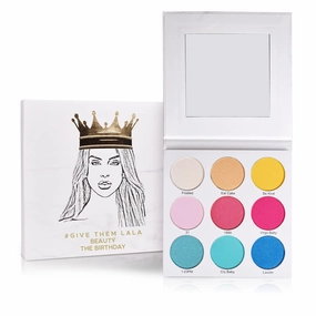 GIVE THEM LALA Beauty Eyeshadow Palette | Highly Pigmented Long Lasting Blendable Natural Eye Shadow Make Up Colors | Cruelty Free Beauty Products By Lala Kent (The Birthday Palette)
