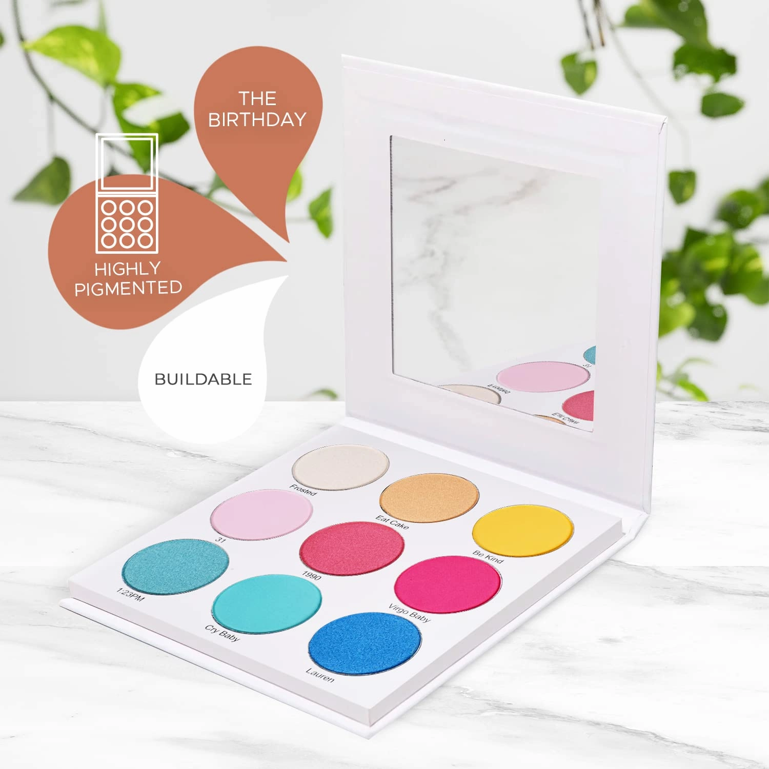 GIVE THEM LALA Beauty Eyeshadow Palette | Highly Pigmented Long Lasting Blendable Natural Eye Shadow Make Up Colors | Cruelty Free Beauty Products By Lala Kent (The Birthday Palette)