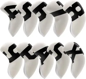 Golf Club Head Covers with Colorful Number Neoprene Iron Covers Set - Fit All Brands - 4/10pcs
