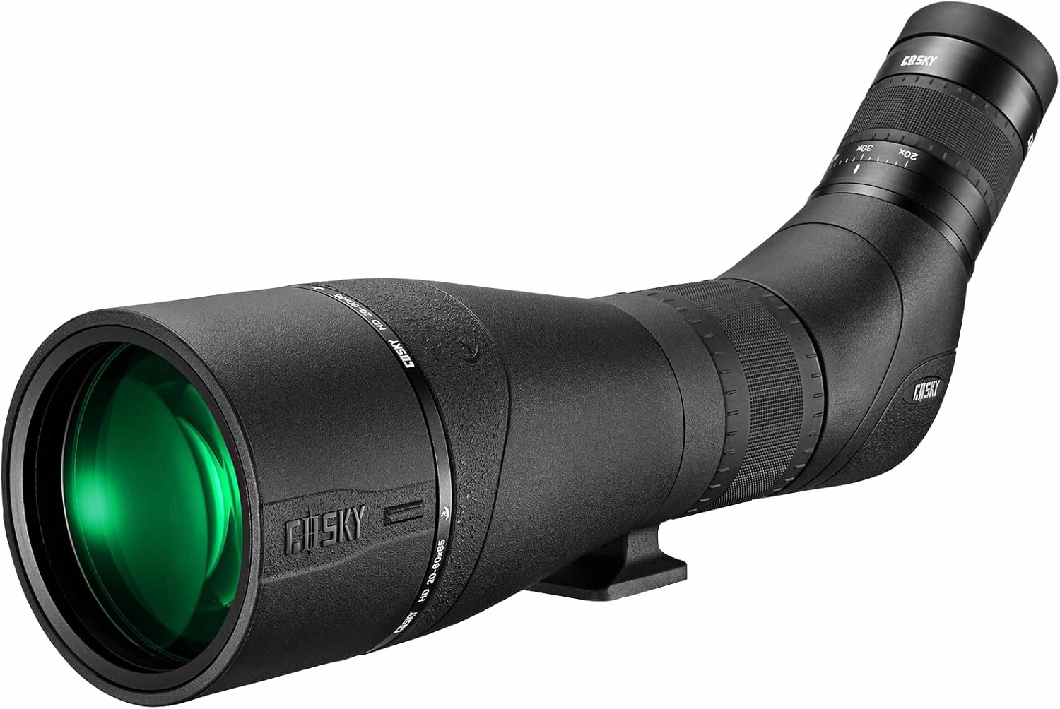 Gosky EagleView Spotting Scope 20-60x 85 HD Spotter Scope with Smartphone Adapter for Target Shooting Bird Watching Wildlife Scenery Astronomy