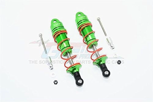 GPM for Arrma Senton 6S BLX (AR102654) & Typhon 6S BLX (AR106013) Upgrade Parts Aluminum Front Adjustable Dampers 100mm - 1Pr Set Green