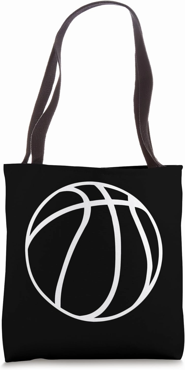 Graphic Basketball Tote Bag