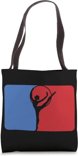 Great Rhythmic Gymnast Hoop Design Artistic Gymnastics Tote Bag