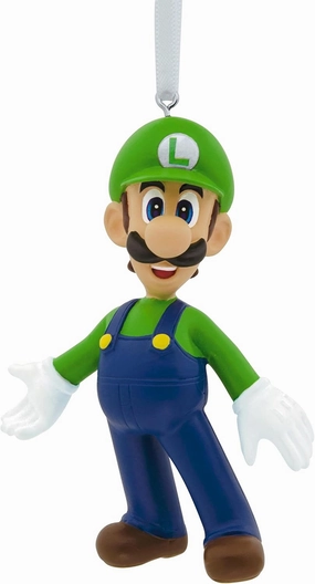 Hallmark Nintendo Super Mario Luigi Resin Christmas Ornament