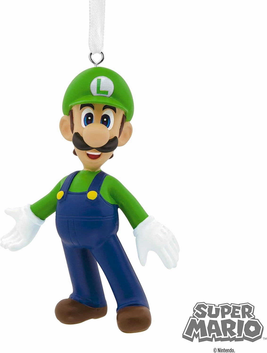 Hallmark Nintendo Super Mario Luigi Resin Christmas Ornament
