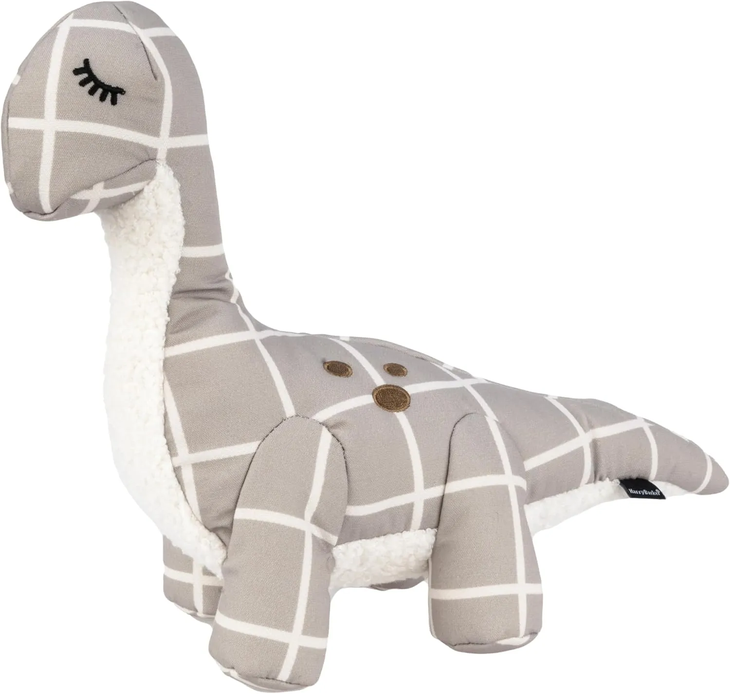 Harry Barker Dog Plush Toy Collection - Plaid Dinosaur