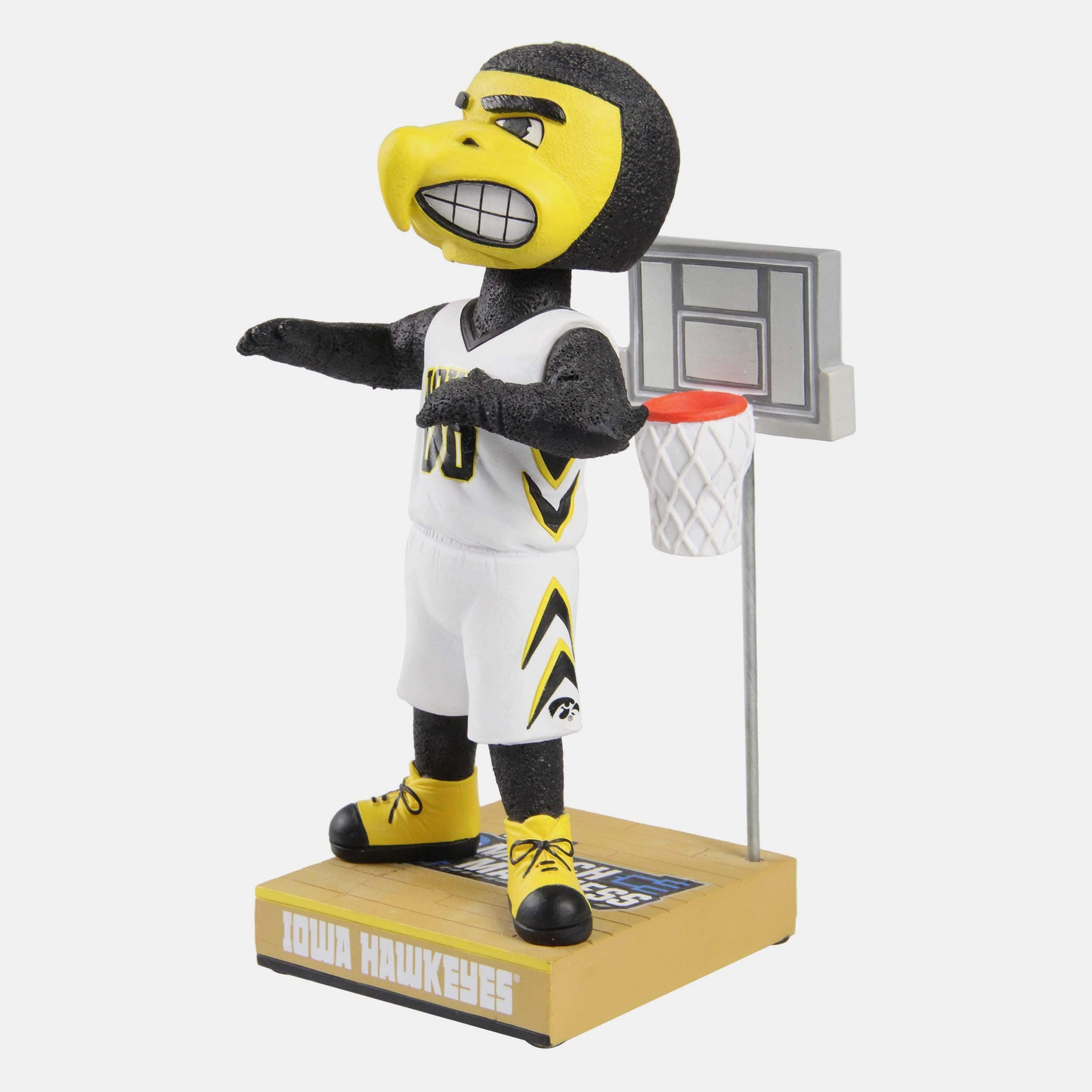 Herky The Hawk Iowa Hawkeyes March Madness Mascot Bobblehead