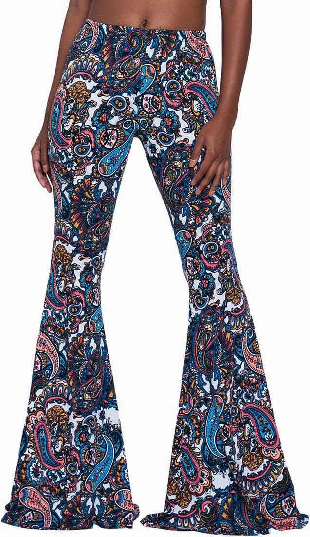 Herose Tall Ladies Soft Flared Leggings Pants Floor Length S-2XL