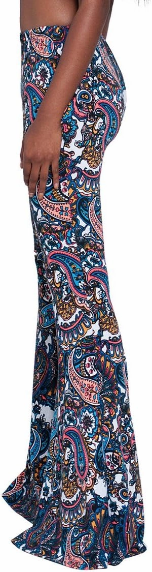 Herose Tall Ladies Soft Flared Leggings Pants Floor Length S-2XL
