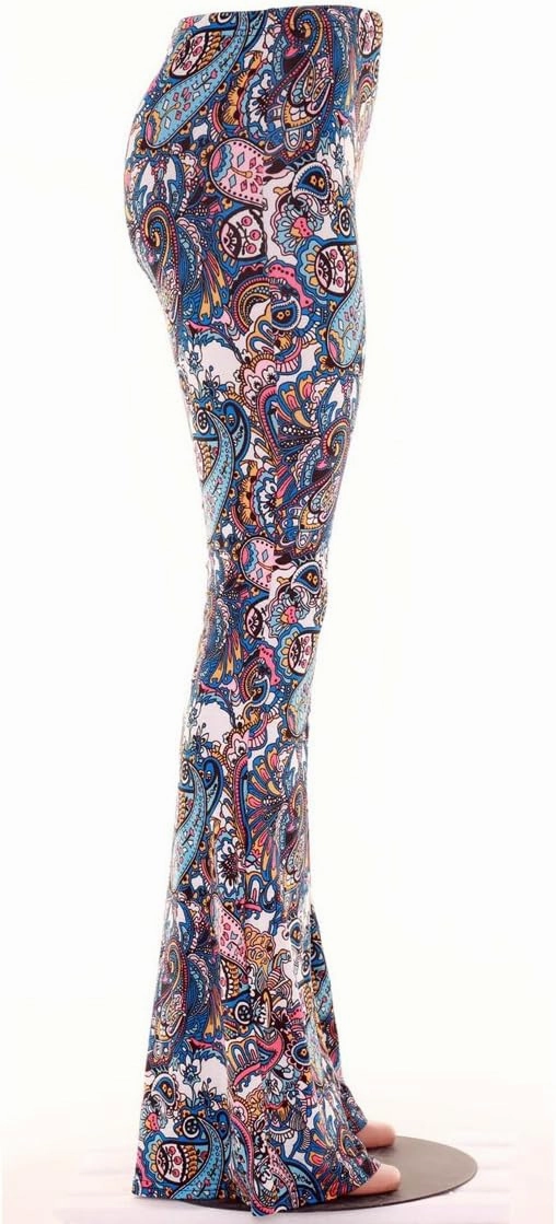 Herose Tall Ladies Soft Flared Leggings Pants Floor Length S-2XL