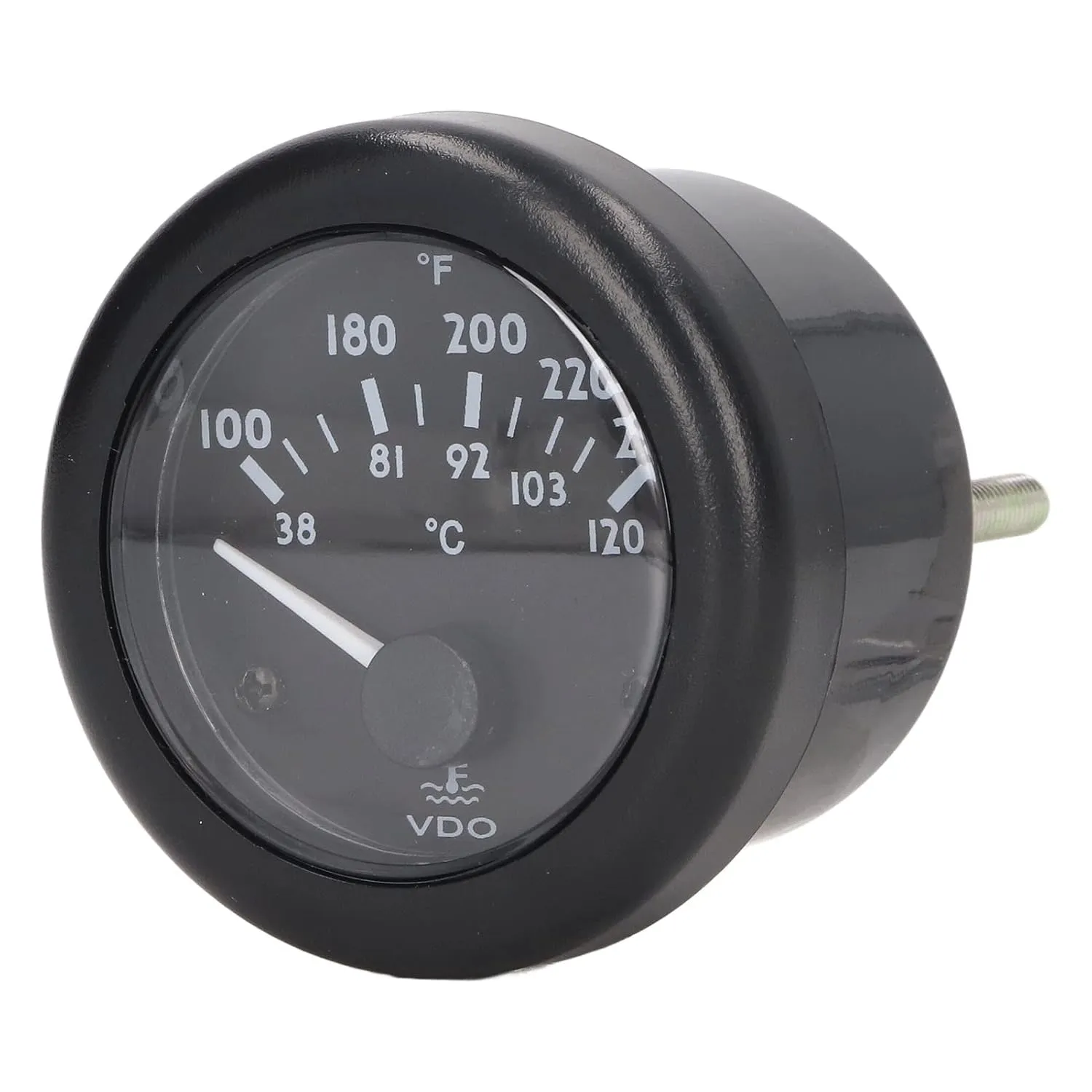 HighAccuracy Engine Water Ature Vdo 52Mm Water Temp 2 Inch Automotive Instrument Engine Water Temperature Automotive Engine Oil Water Temperature (12V)