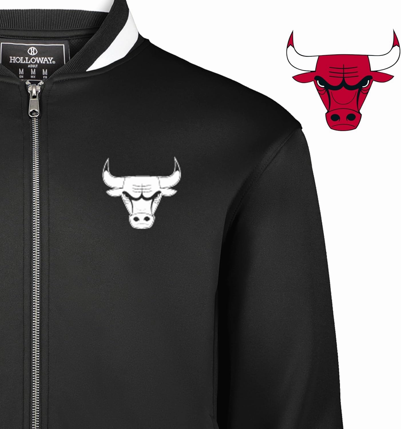 Holloway NBA Full Zip Jacket - Lightweight Basketball Apparel, Sports Jacket, Team Colors, Athletic Outerwear