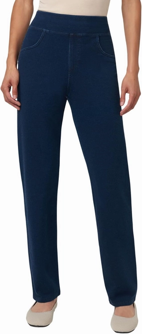 HUE Women's Super Soft Stretch High Rise Denim Leggings, No Side Seams
