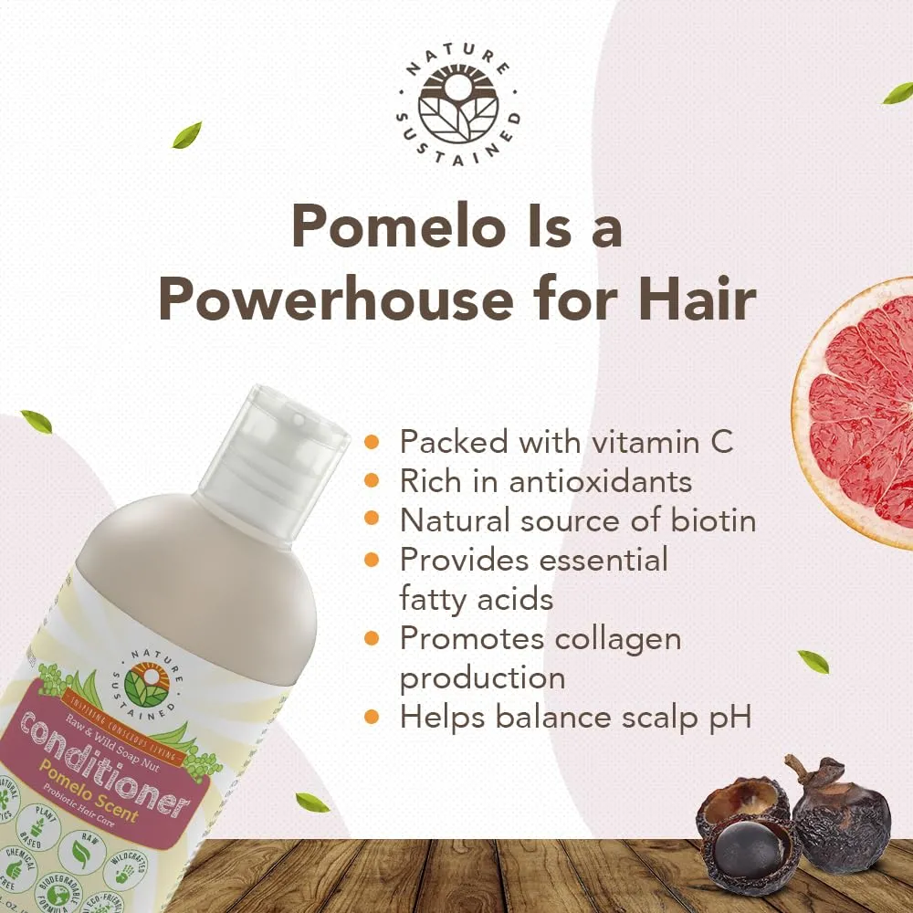 Hydrating Natural Conditioner - Moisturizing Organic Sulfate Free Conditioner - Raw Wildcrafted Probiotic Hypoallergenic Cleansing Conditioning Wash for All Hair