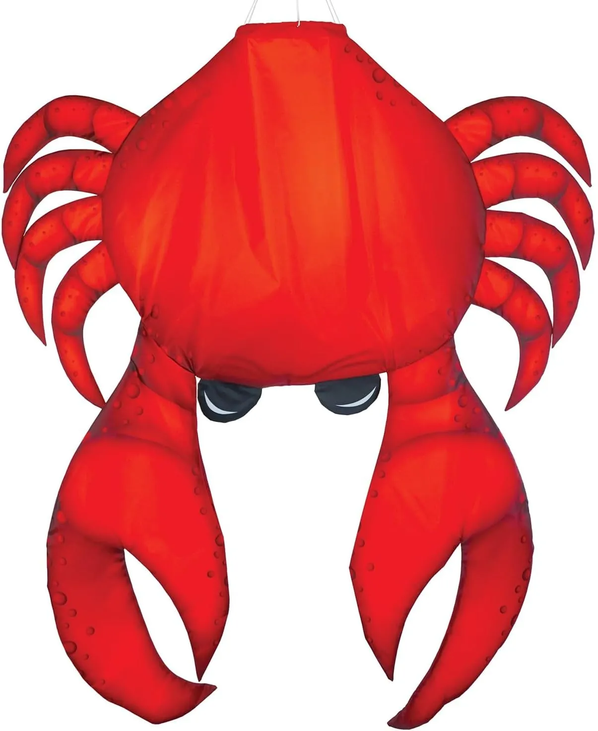 In the Breeze 5248 — 40-inch Realistic Crab 3D Windsock — Realistic Sea Life Windsock for Homes, Gardens, Restaurants