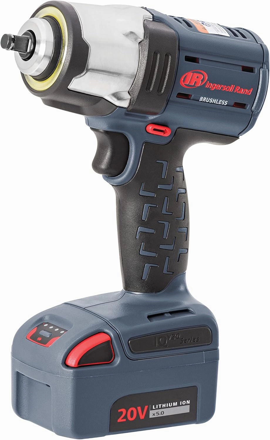Ingersoll Rand W5133 3/8" 20V Cordless Impact Wrench, 550 ft-lb Torque, Friction Ring Retainer, Pistol, Bare Tool