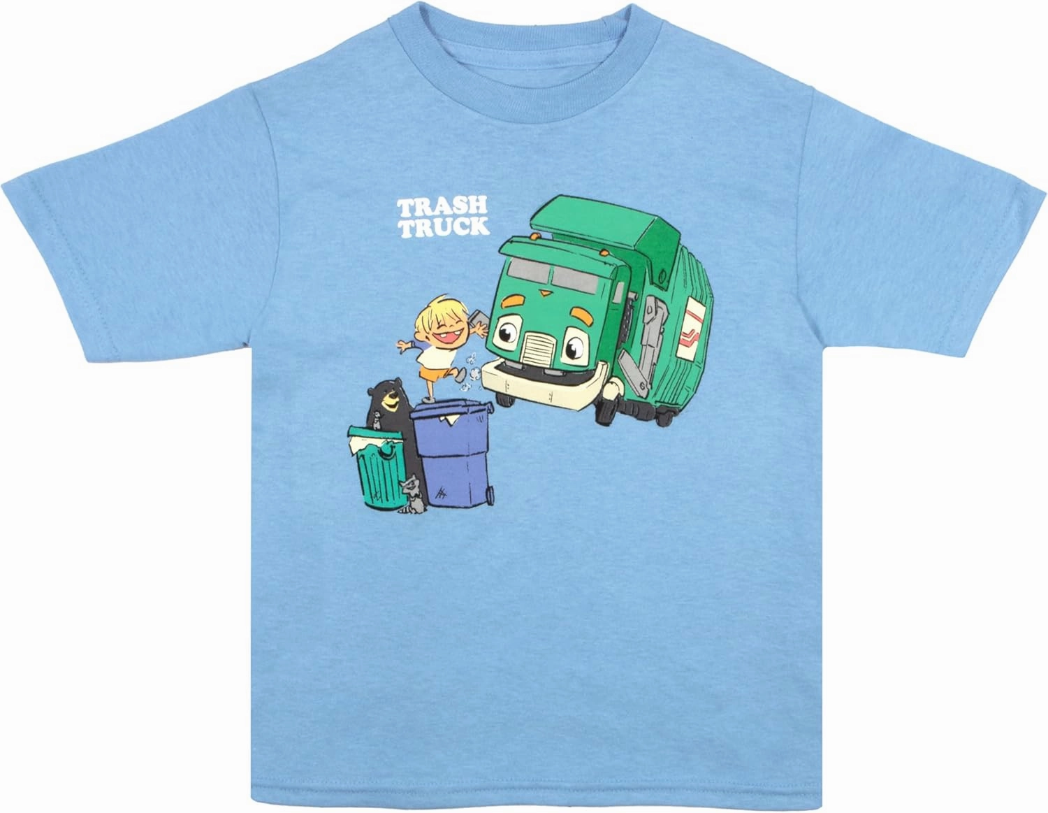 Isaac Morris Limited Trash Truck Characters Boys 2-Pack Short Sleeve T-Shirt Bundle Set for Kids