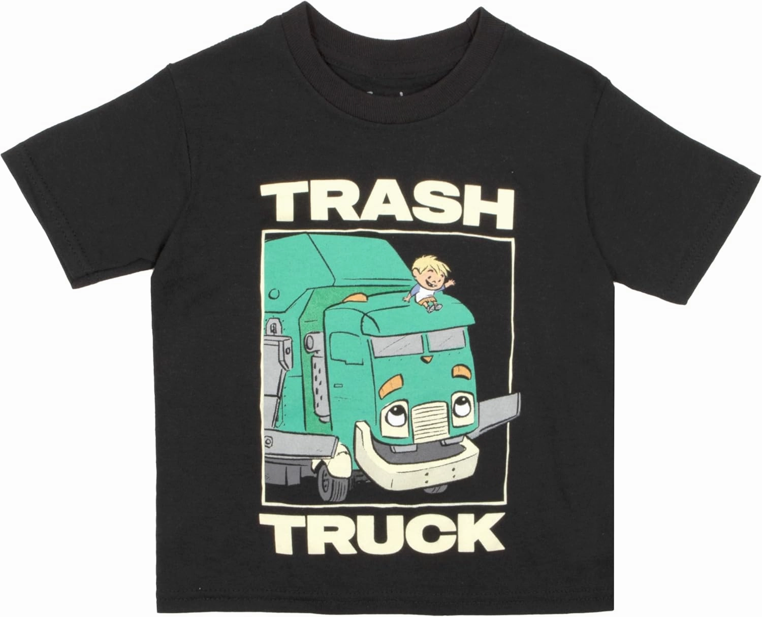 Isaac Morris Limited Trash Truck Characters Boys 2-Pack Short Sleeve T-Shirt Bundle Set for Kids