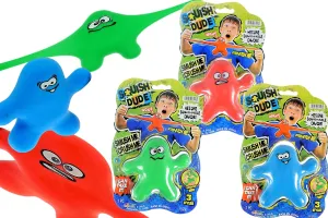 JA-RU Stretchy Guy (3 Squishy Toys) Bendable Wrestling Action Figures. Sand Filled Stress Toy Pack. Sensory Toys for Kids with Autism. Bulk Party Favors Goodie Bag Stuffers. 3410-3p