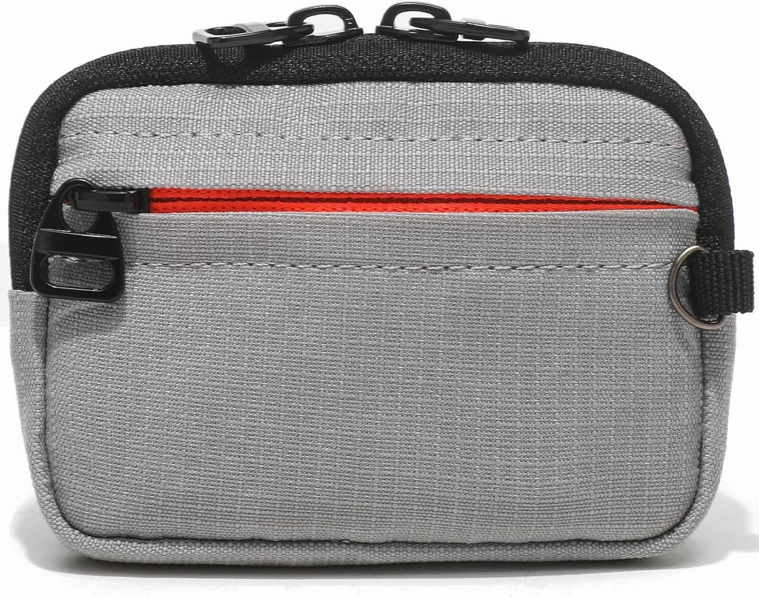 JEMINAL Lanyard Travel Little Coin Purse Pouch Fit for Men & Women & Boys & Girl: Change & Cards & Cash Dual Zip Travel Wallet with Keychain - Men's Detachable Nylon Essentials Change Pouch Purse