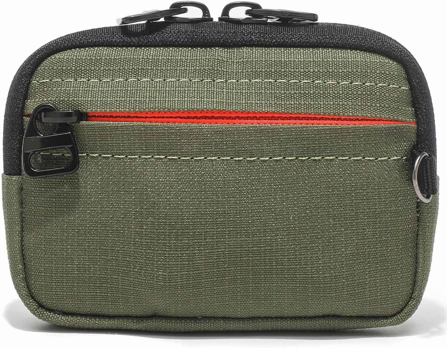 JEMINAL Lanyard Travel Little Coin Purse Pouch Fit for Men & Women & Boys & Girl: Change & Cards & Cash Dual Zip Travel Wallet with Keychain - Men's Detachable Nylon Essentials Change Pouch Purse