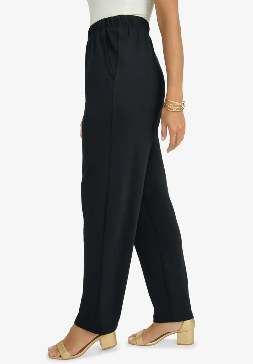 Jessica London Women's Plus Size Soft Ease Pant