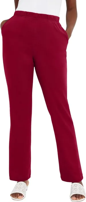 Jessica London Women's Plus Size Soft Ease Pant
