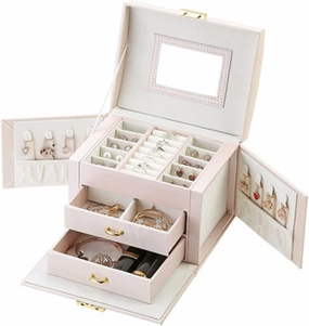 Jewelry Case Jewelry Boxes Jewelry Box Girls Jewelry Organizer Large PU Leather Drawer Jewelry Boxes Earrings Ring Necklace Watches Jewelry Storage Case Jewelry Organizer ( Color : Onecolor , Size : 1