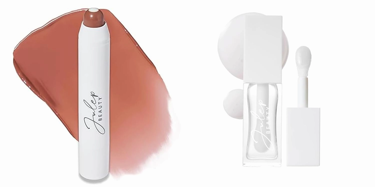Julep So Plush Glossy Lip Oil   It’s Balm Lip Crayon Duo, Chashmere Nude | Hydrating Lip Care with Nourishing Oils & Buttery Smooth Color | Clear Glossy Shine & Long-Lasting Mauve Tint