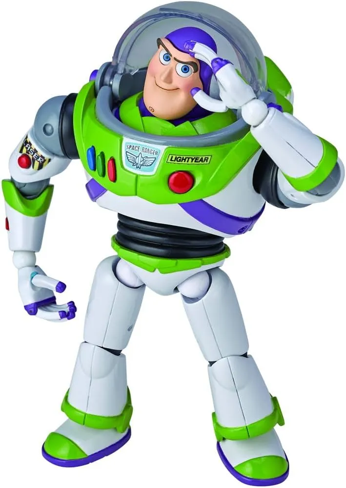Kaiyodo Revoltech Toy Story Buzz Lightyear Ver.1.5, Total Height Approx. 4.9 inches (125 mm), Non-scale, PVC & ABS, Painted Action Figure, NR029