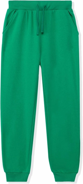 Kid Nation Kids Unisex Soft Brushed Fleece Casual Pull On Jogger Sweatpants with Pockets for Boys or Girls