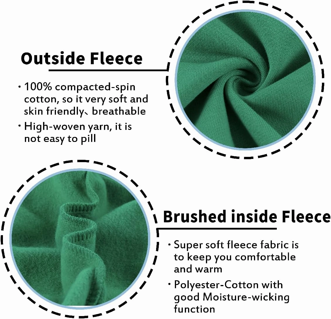 Kid Nation Kids Unisex Soft Brushed Fleece Casual Pull On Jogger Sweatpants with Pockets for Boys or Girls