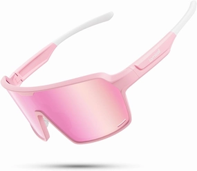 Lamicall Polarized Sports Sunglasses for Men Women, Big Size, UV400 Protection Sun Glasses, Running Cycling Baseball Fishing