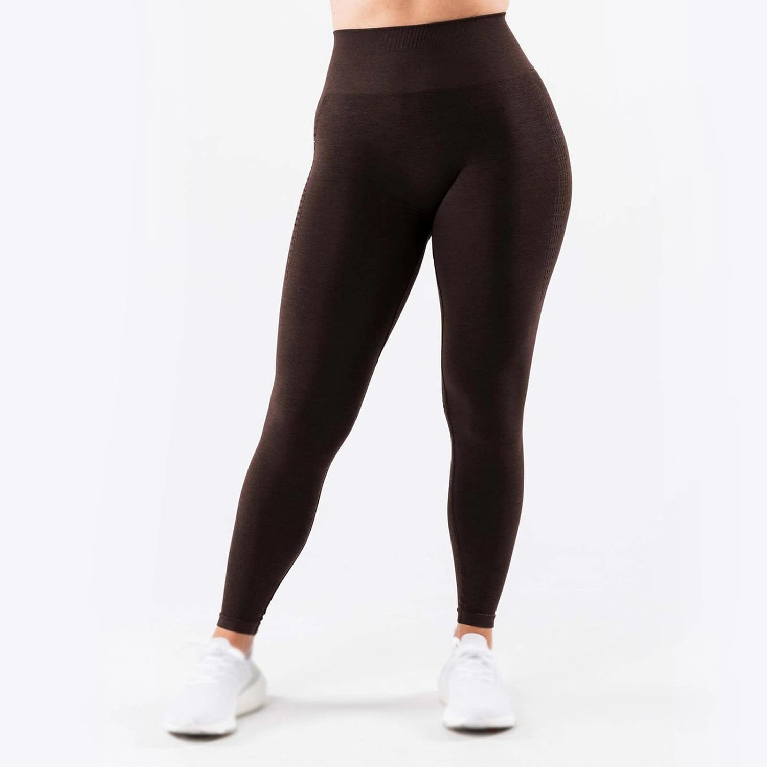 Leggings for Women Tummy Control Elastic High Waisted Yoga Pants Soft Scrunch Butt Lift Seamless Pull On Workout Tights