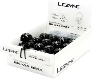 LEZYNE Classic Brass Bell Black/Black Medium 14pcs