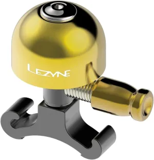 Lezyne Classic Brass Bicycle Bell - Small - Bulk Box of 16 (Brass/Black)