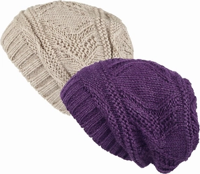 Lilax Knit Slouchy Oversized Soft Warm Winter Beanie Hat