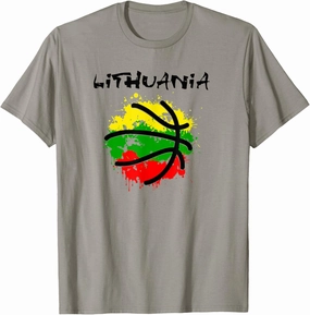 Lithuania Abstract BB - Lietuva Got Game by Lithuania Strong T-Shirt