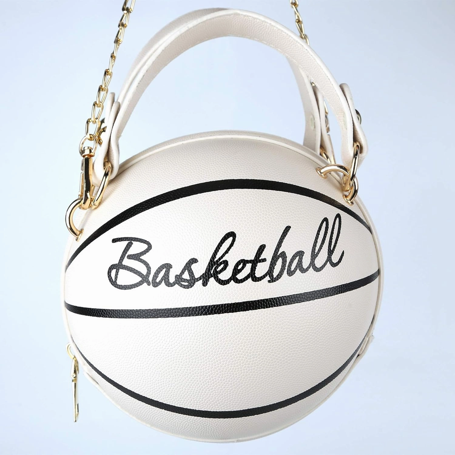 LoveWLC basketball Shaped purse Cross Body Bag,PU Handbag Shoulder Bag for Girls Women