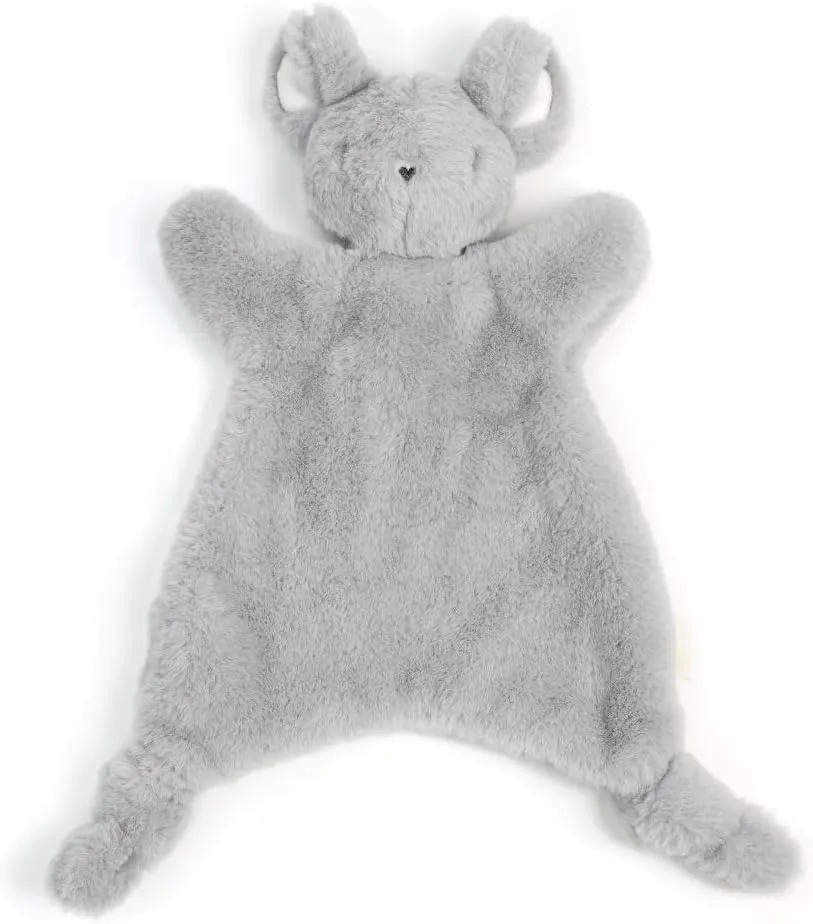 Lovey Soft Toy, 12-Inches, Gray Mouse, Stuffed Animals for Babies, Security Blanket Toy Infants 0-6 Months, Snuggle Toy Baby Girl & Boy, Nursery Soft for Newborns