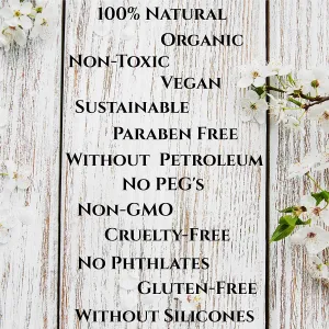 Luxurious Organic Lip Gloss - 100% Natural and Certified Organic - Non-Toxic, Vegan and Cruelty Free (Drama)