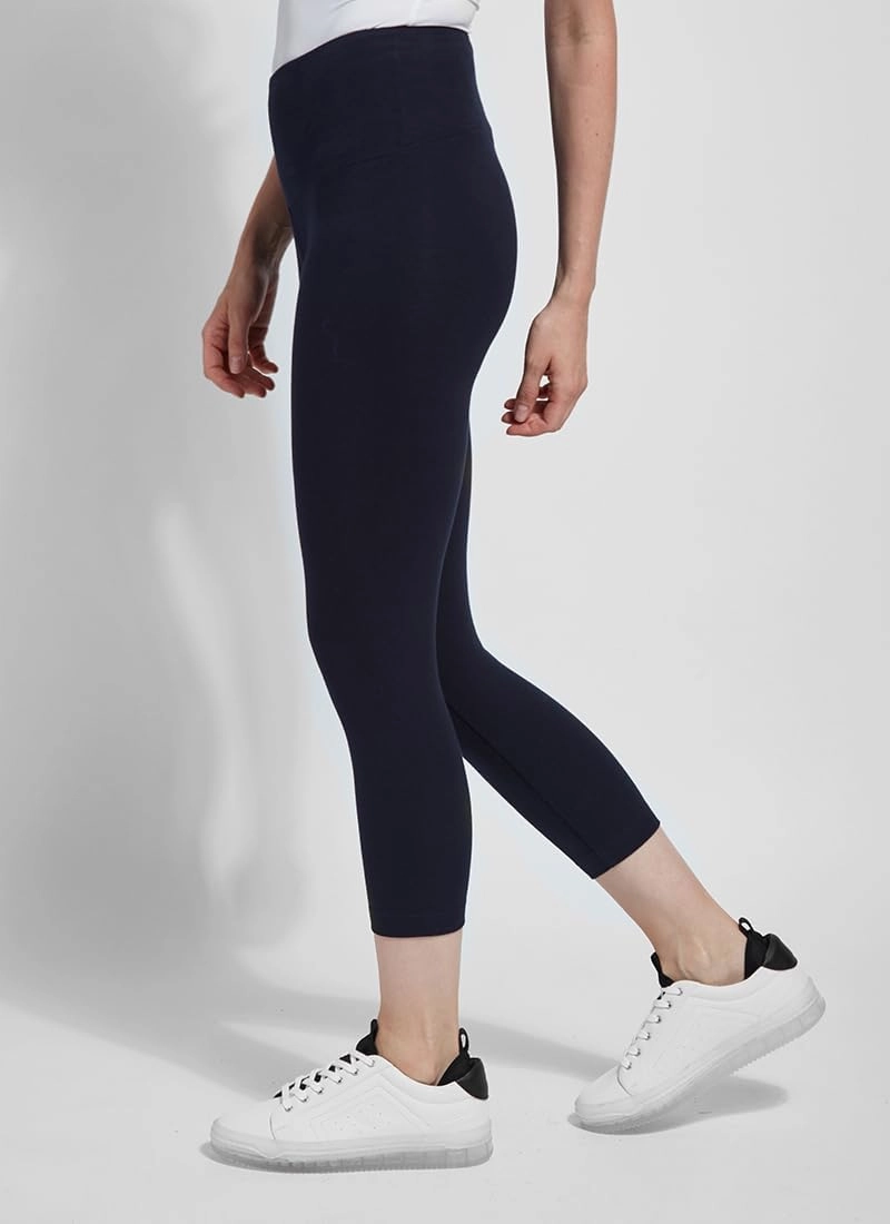 Lyssé Cotton Cropped Leggings – Breathable Cotton Leggings for Women with Soft Cotton Spandex Fabric