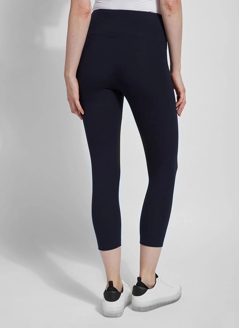 Lyssé Cotton Cropped Leggings – Breathable Cotton Leggings for Women with Soft Cotton Spandex Fabric