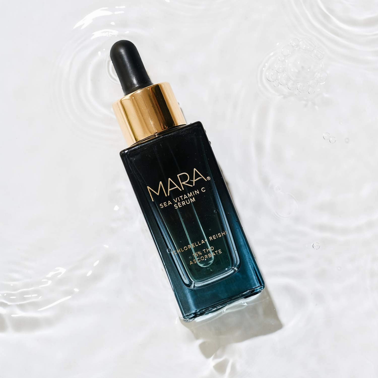 MARA - Natural Chlorella   Reishi Sea Vitamin C Serum | Plant-Based Skin Care | Skin Firming With Moringa   Squalane (1 oz | 30 ml)